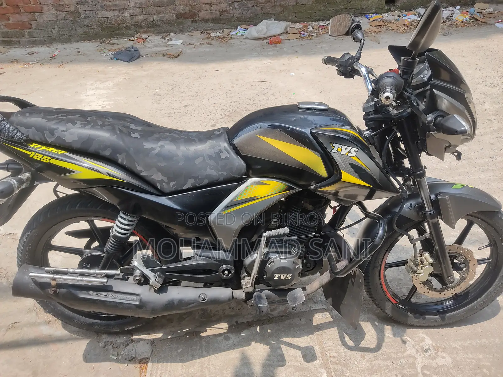 TVS Stryker 125 2022 Black