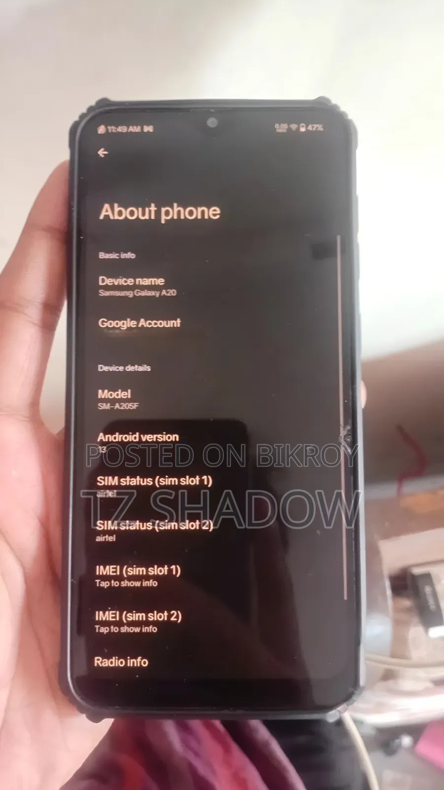 Samsung Galaxy A20 32 GB Black