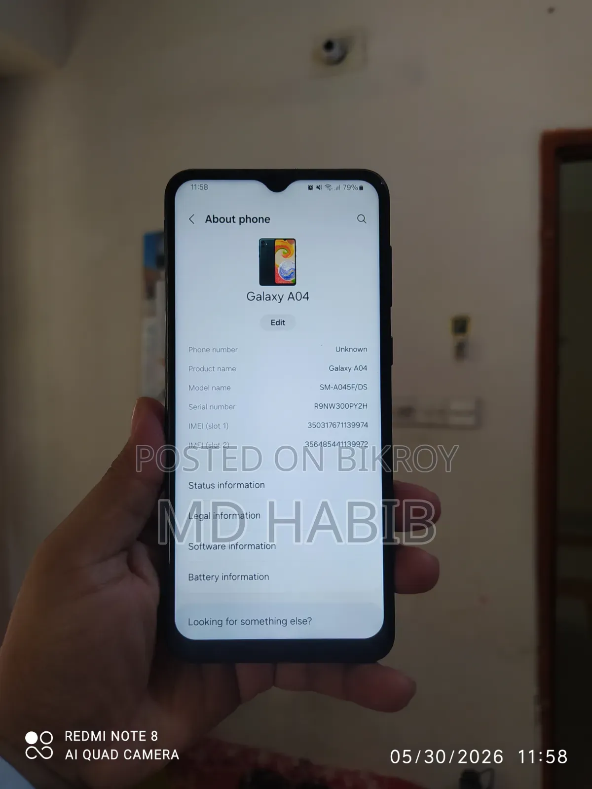 Samsung Galaxy A04 32 GB Gray