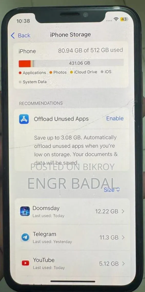 Apple iPhone XS 512 GB Gold