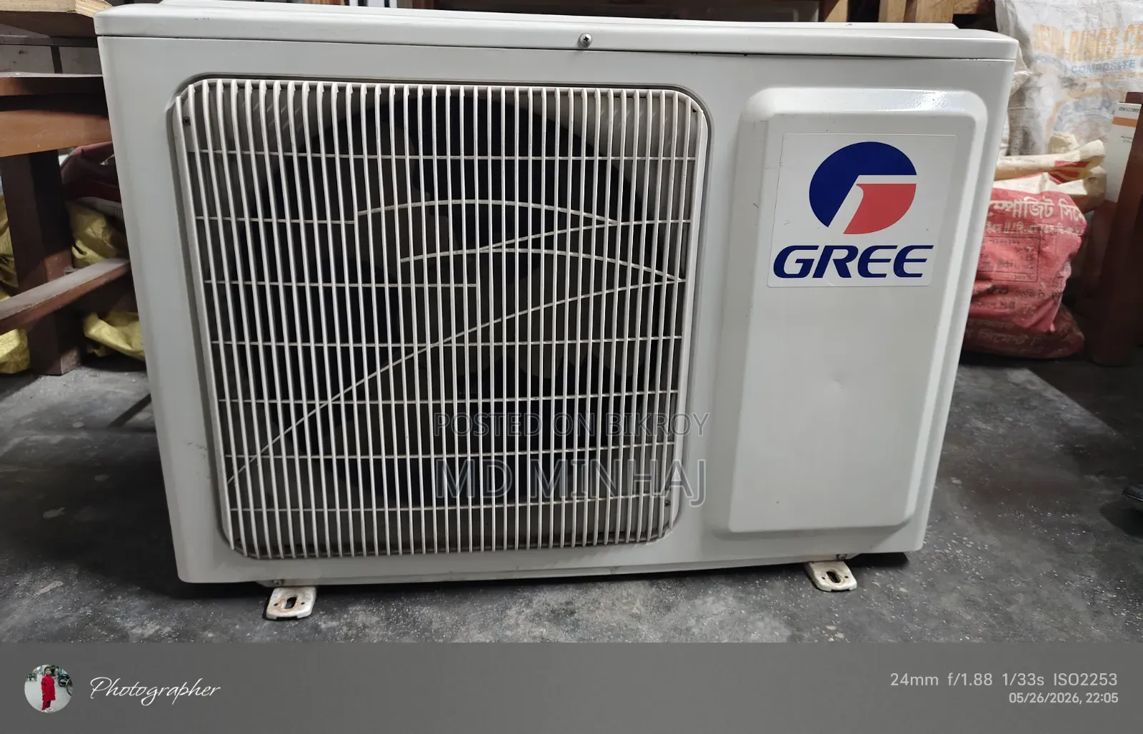 Gree AC (Hot and Cool) 1.5 ton
