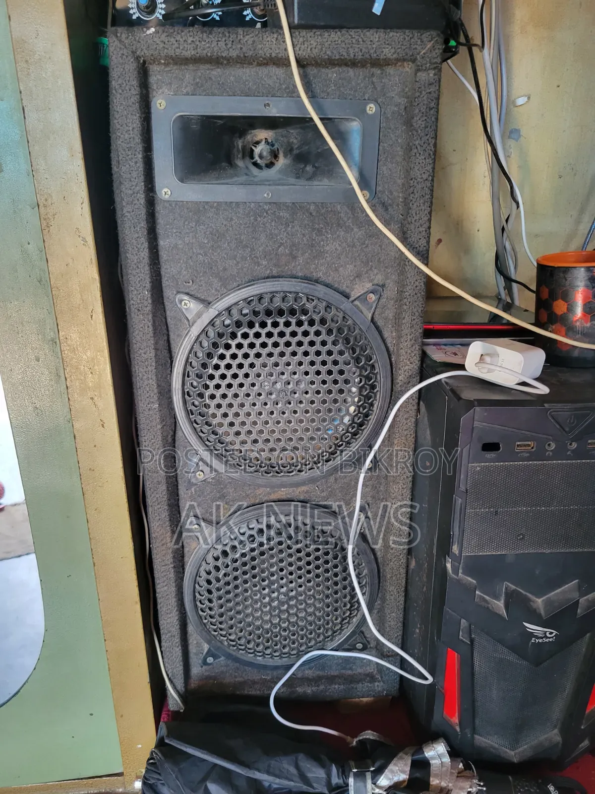 8-Inch Double Speaker Big Box With Custom 750w Amplifier Machine
