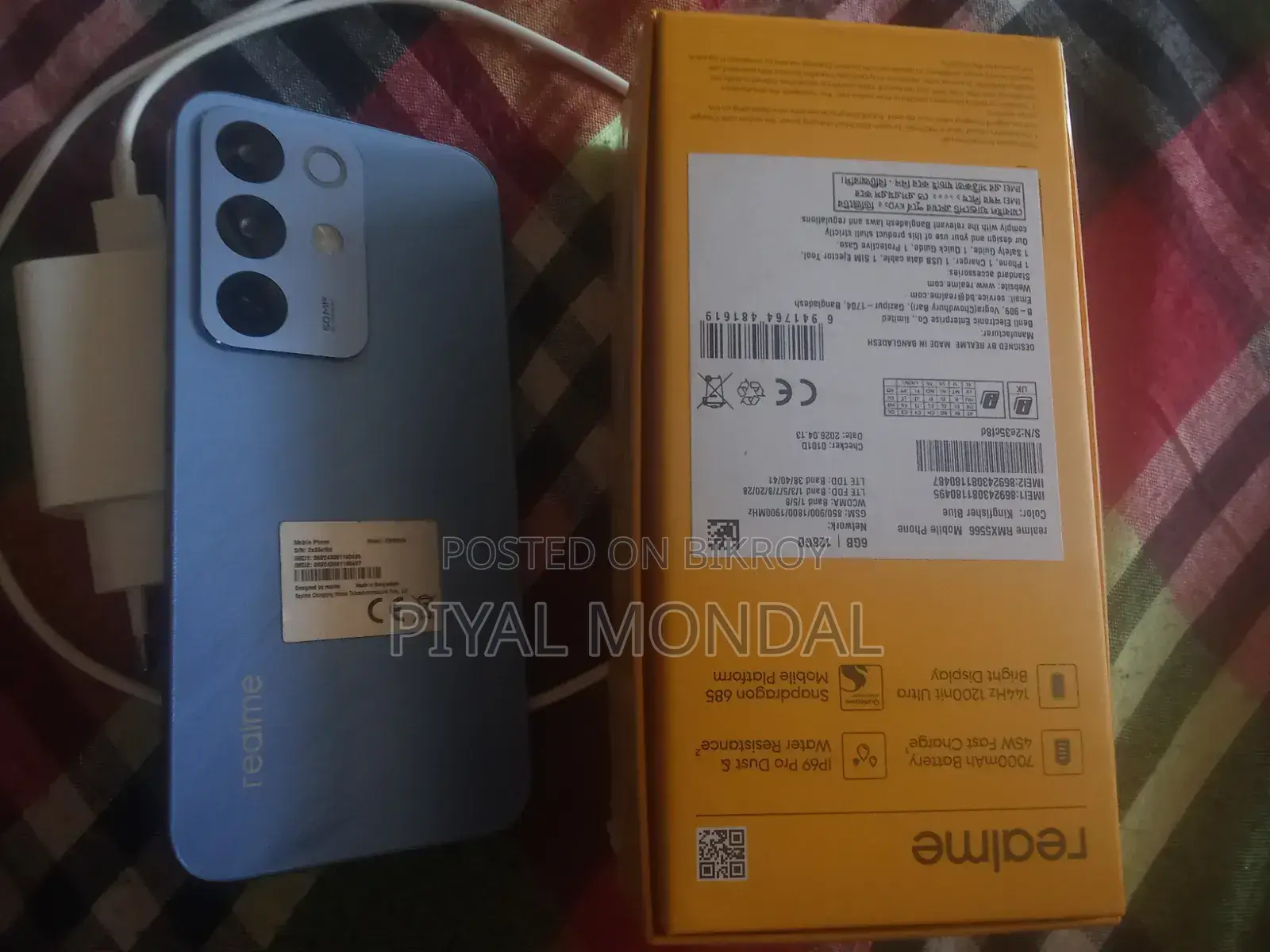 New Realme C85 4G 128 GB Blue
