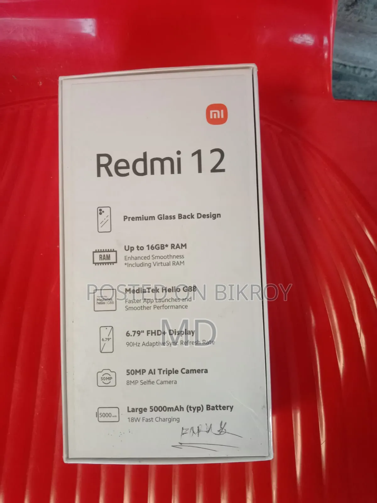 New Xiaomi Redmi 12 256 GB Black