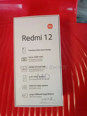 New Xiaomi Redmi 12 256 GB Black