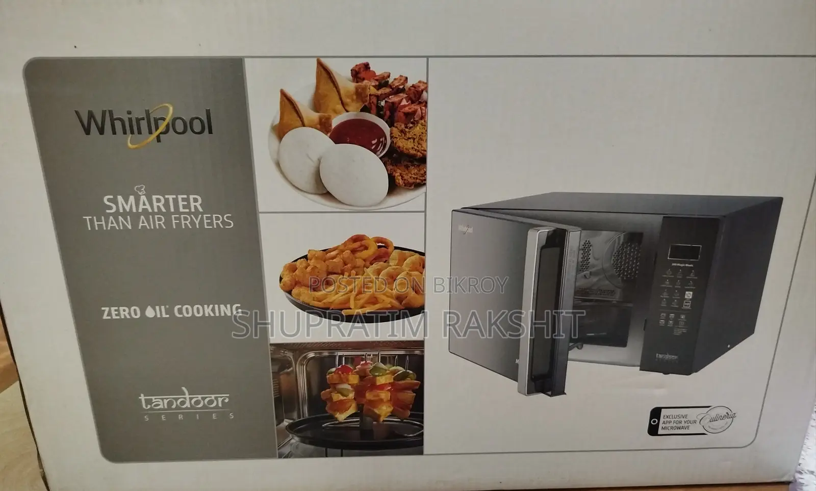 Whirlpool Microwave Tandoor Series 30ltr, 200 Auto Cook Menus