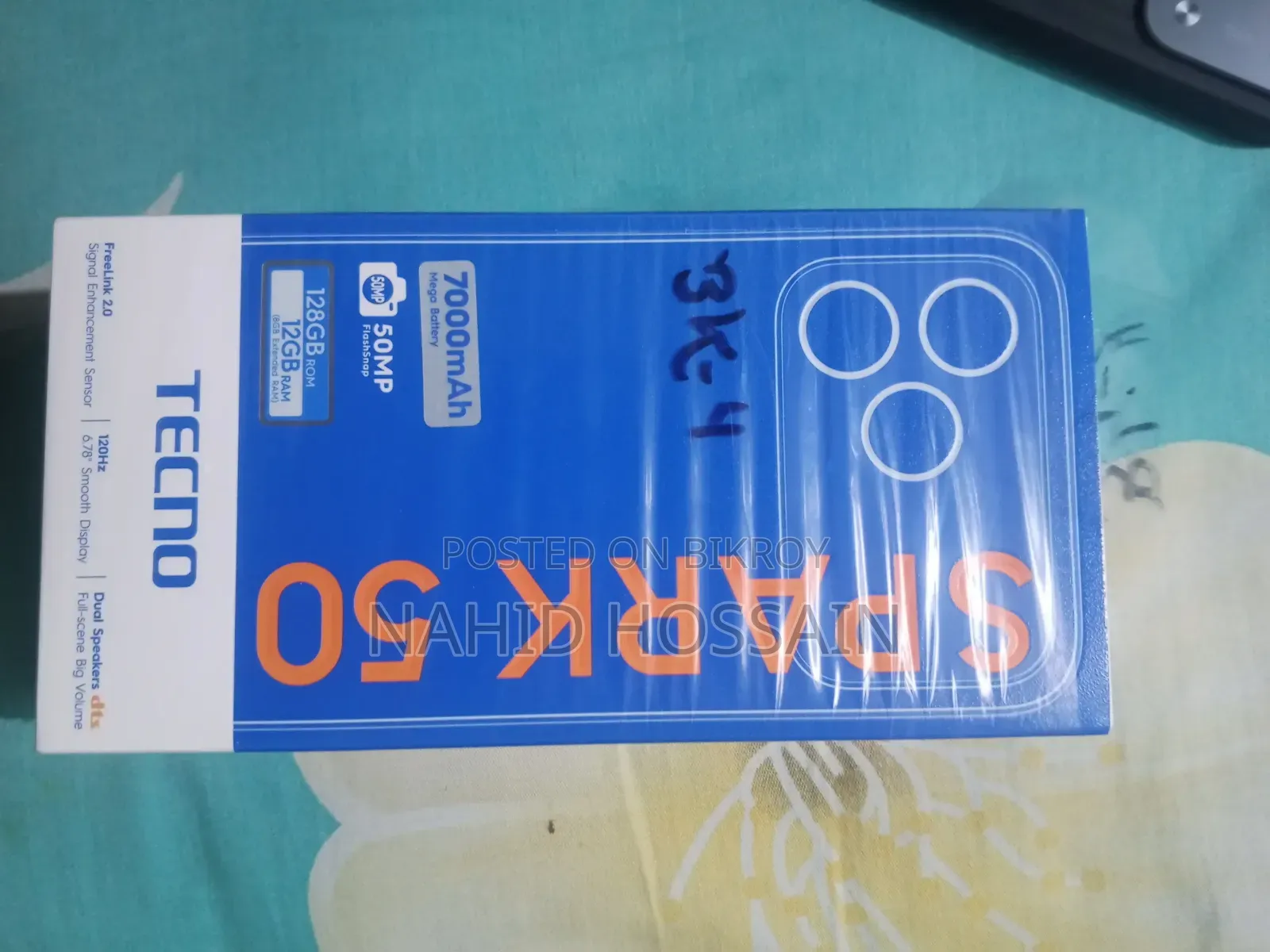 New Tecno Spark 50 128 GB Black