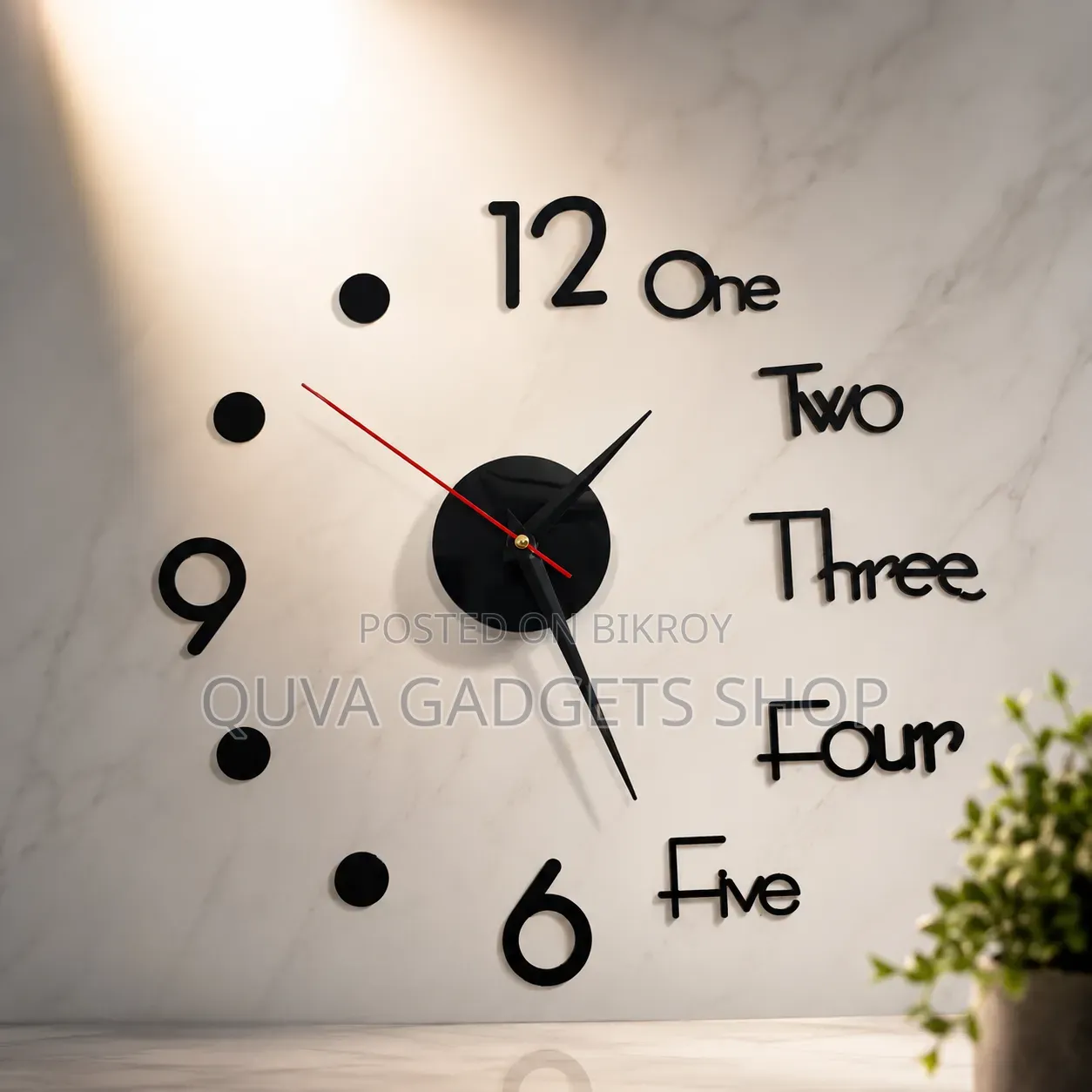 3d Wall Clock