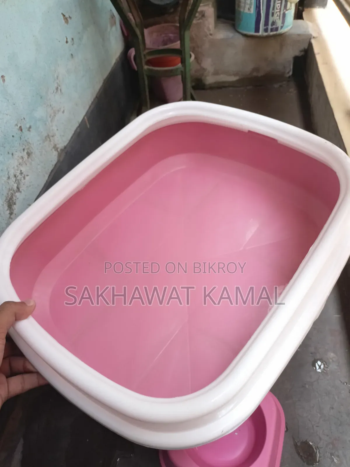 Cat Litter Box Food Pot