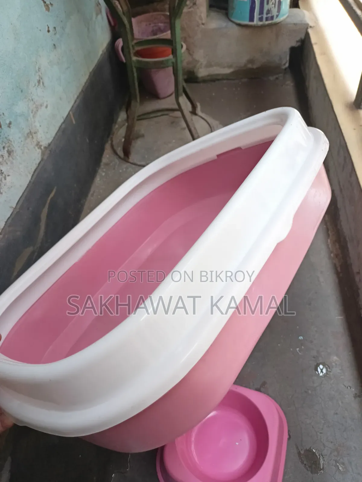 Cat Litter Box Food Pot