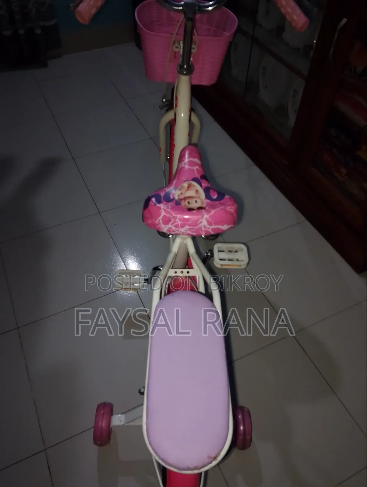 A bicycle will be sold