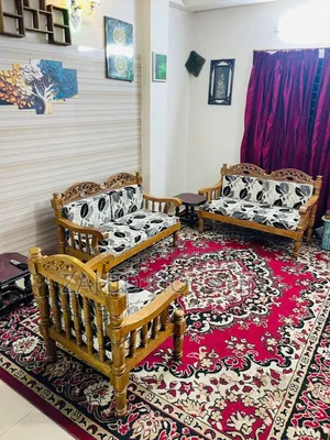 সেগুন কাঠের ৫ সিটের সোফা