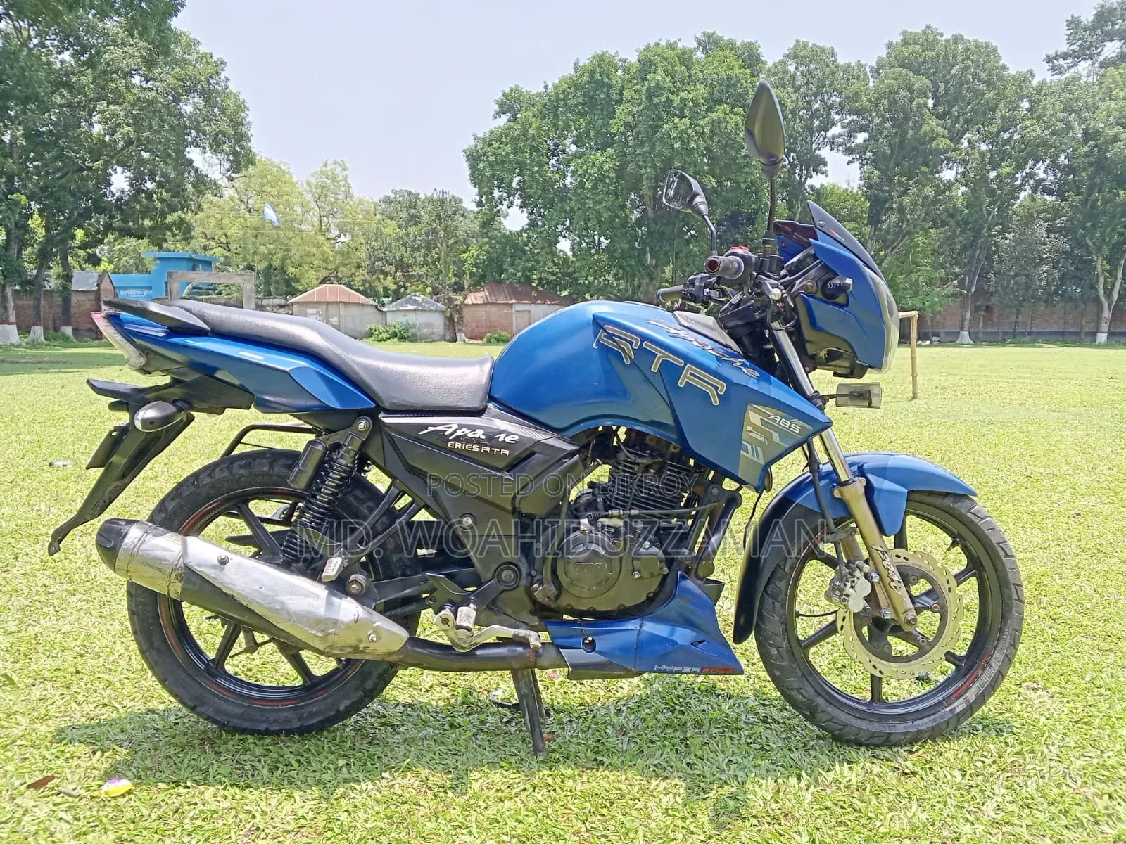 TVS Apache RTR 160 2V 2017 Blue