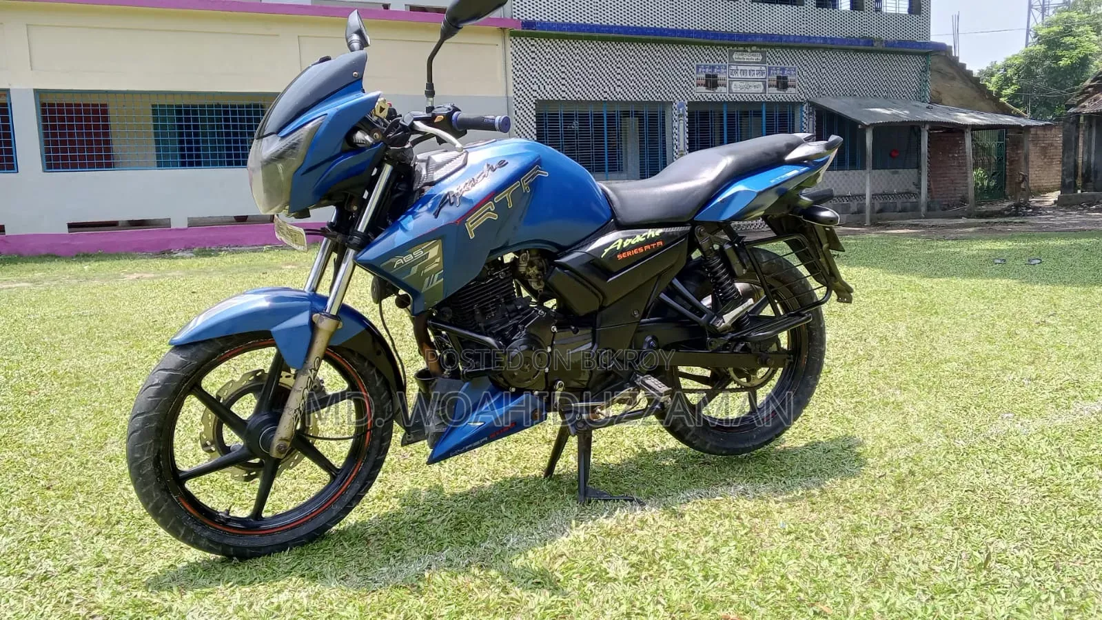 TVS Apache RTR 160 2V 2017 Blue
