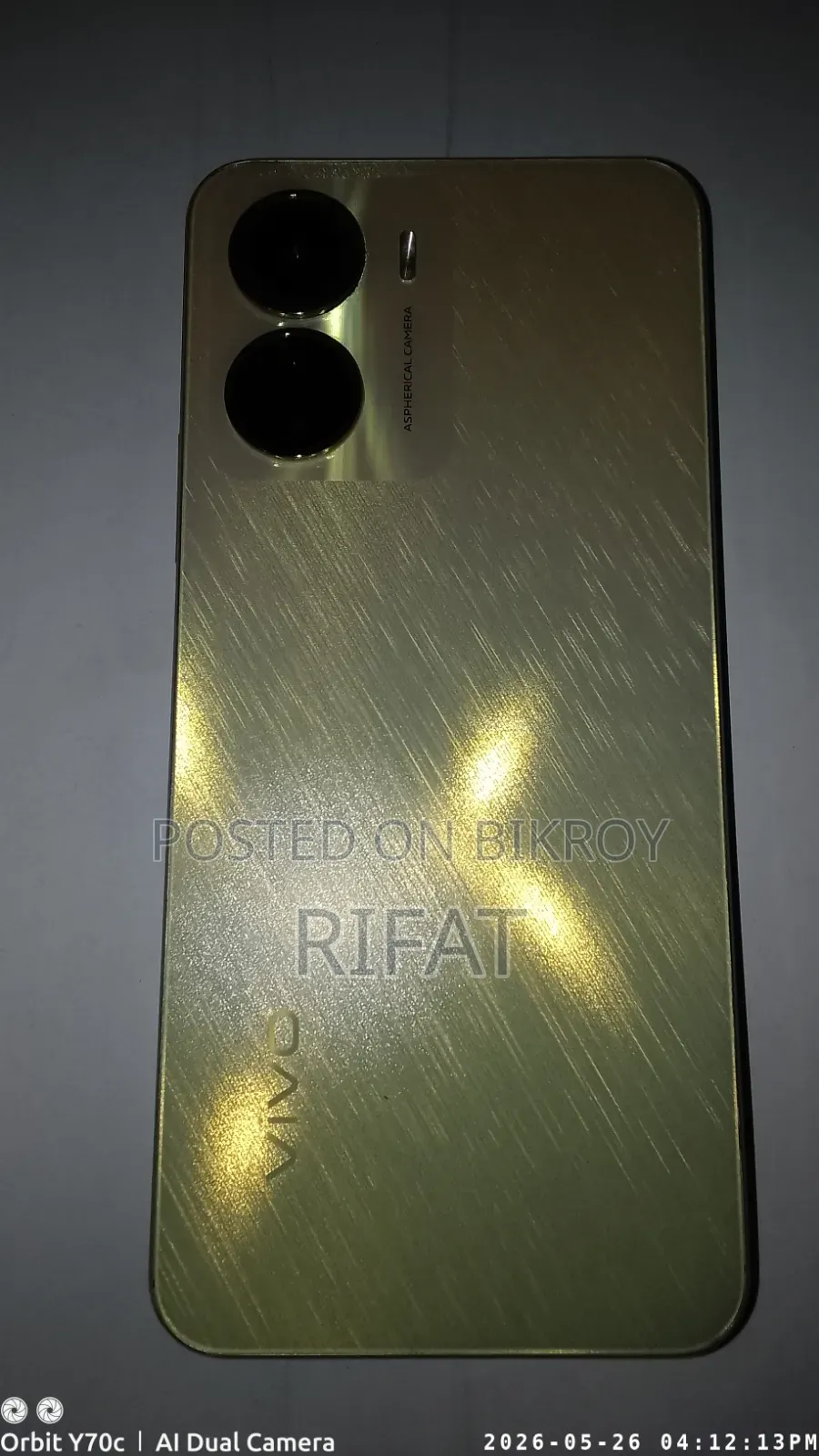 Vivo Y16 64 GB Yellow