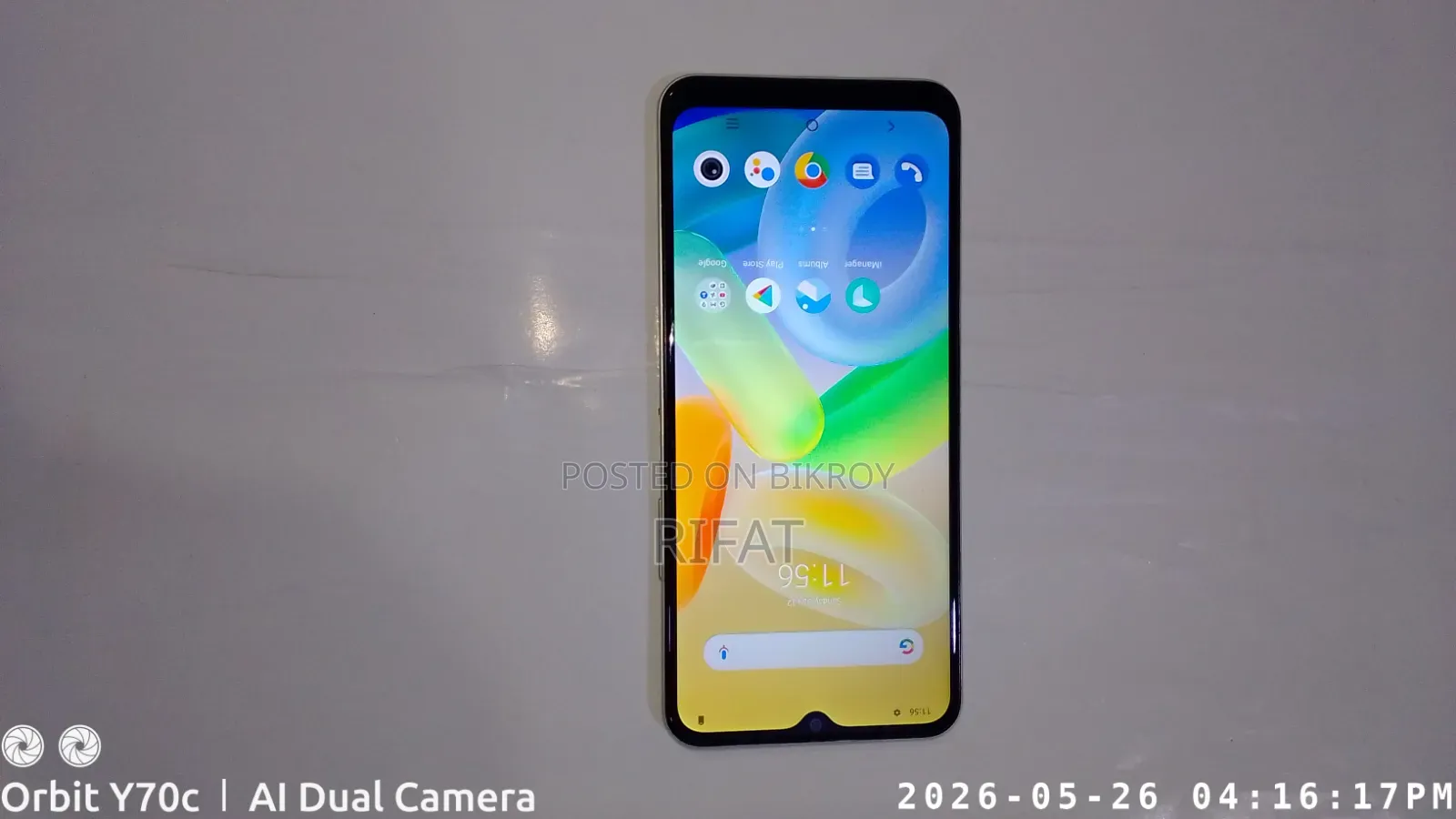 Vivo Y16 64 GB Yellow