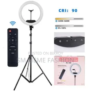Studio 16 Inch Ring Light Dimmable LED Lamp for Makeup YouTube