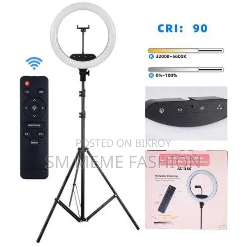 Studio 16 Inch Ring Light Dimmable LED Lamp for Makeup YouTube