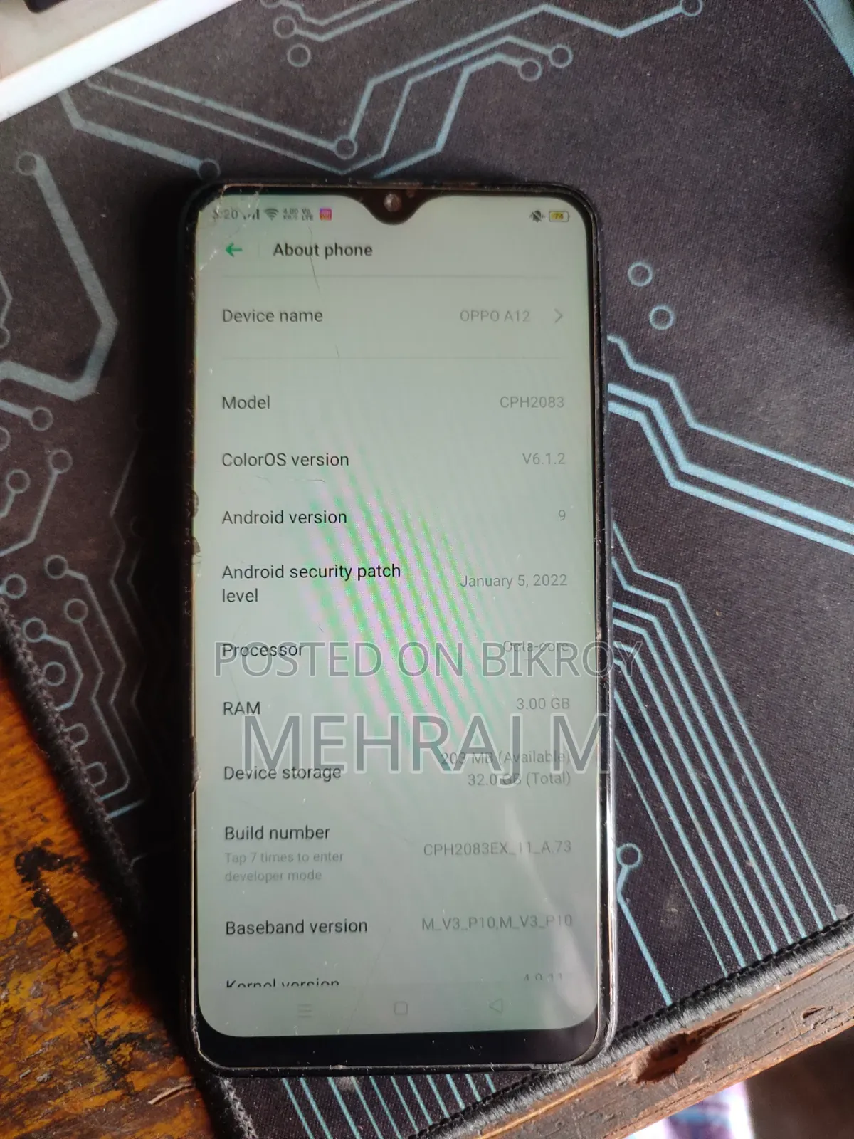 Oppo A12 32 GB Black