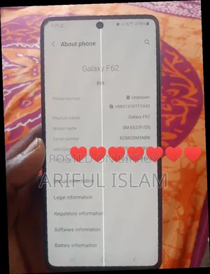 Samsung Galaxy F62 128 GB Green