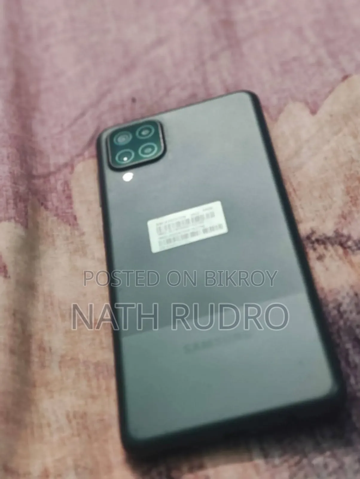 নতুন স্যামসাং গ্যালাক্সি এ১২ (ইন্ডিয়া) ৬৪ জিবি কালো