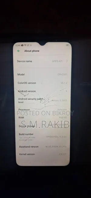 Oppo A31 128 GB Black