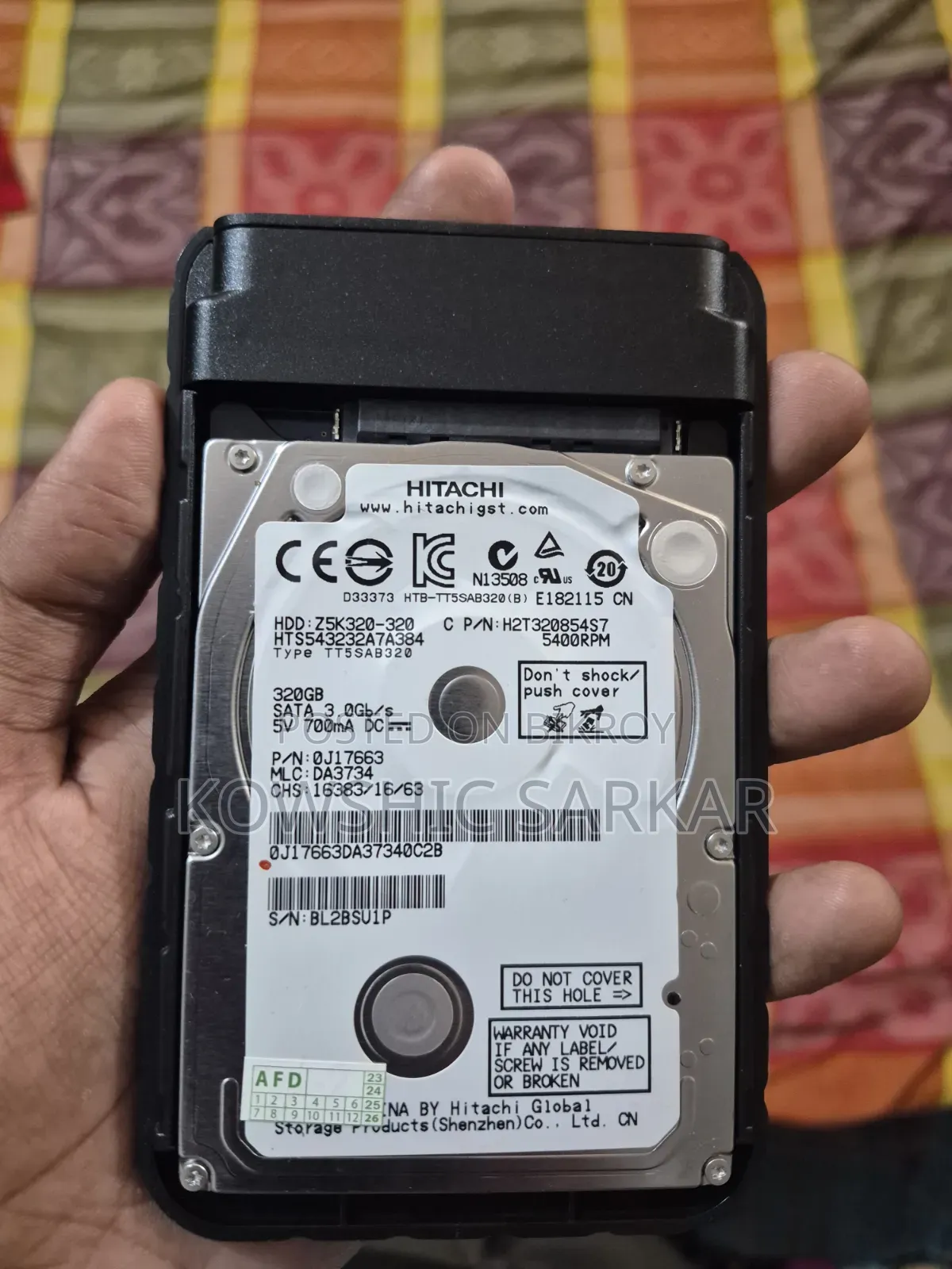 Hitachi Portable Hard Disk