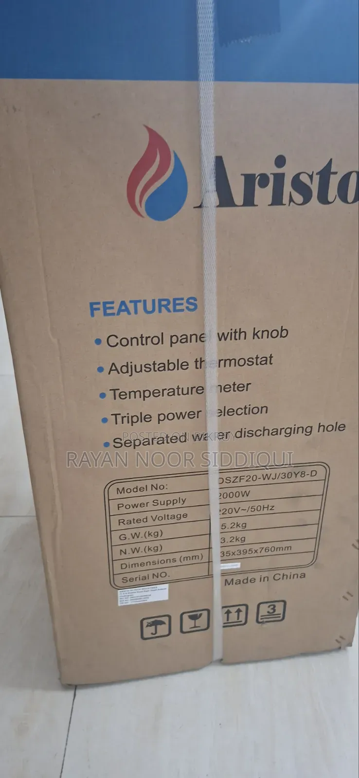 Aristo Geyser 30L