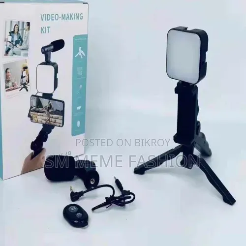 Ay-49 Remote Control Video Kits Microphone Led Fill Light Mini Tripod