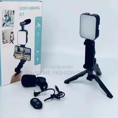 Ay-49 Remote Control Video Kits Microphone Led Fill Light Mini Tripod