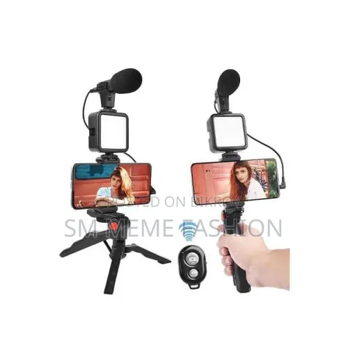 Ay-49 Remote Control Video Kits Microphone Led Fill Light Mini Tripod