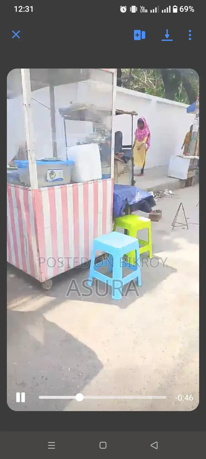 Food cart for sale