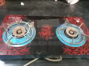 Gas stove with gas cylinder