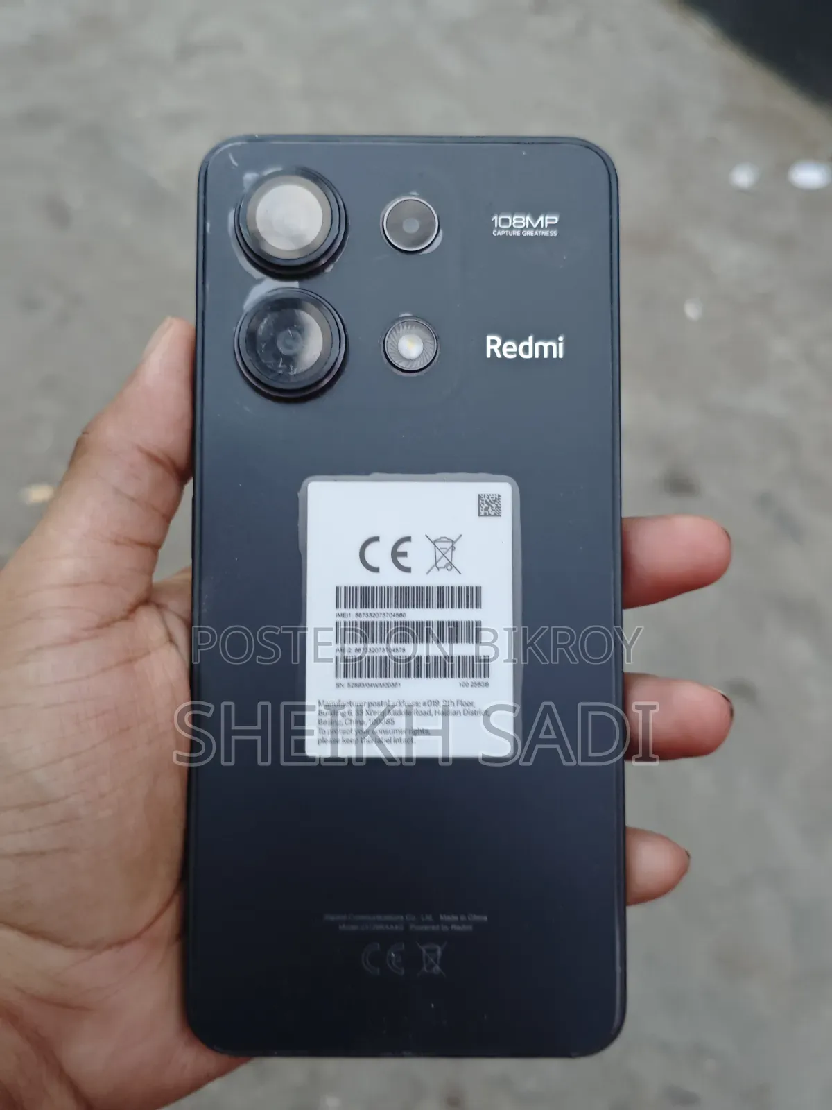Xiaomi Redmi Note 13 256 GB Black