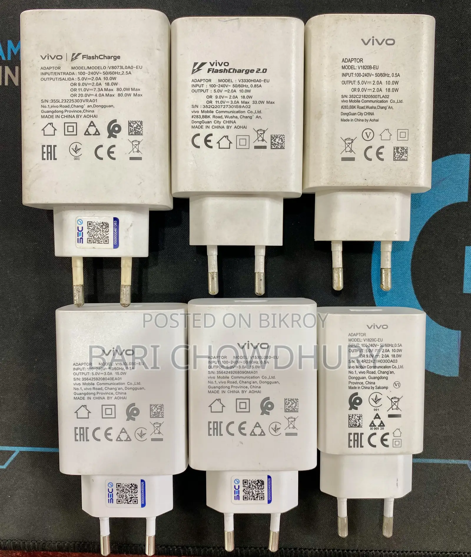 Original Used Phoner Charger