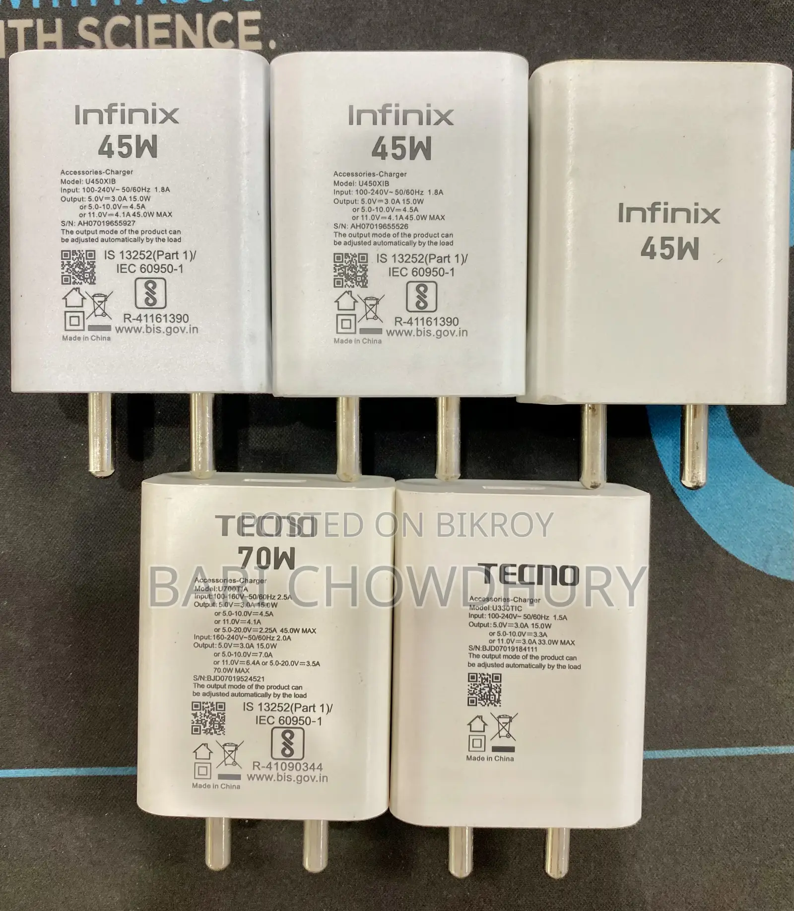 Original Used Phoner Charger
