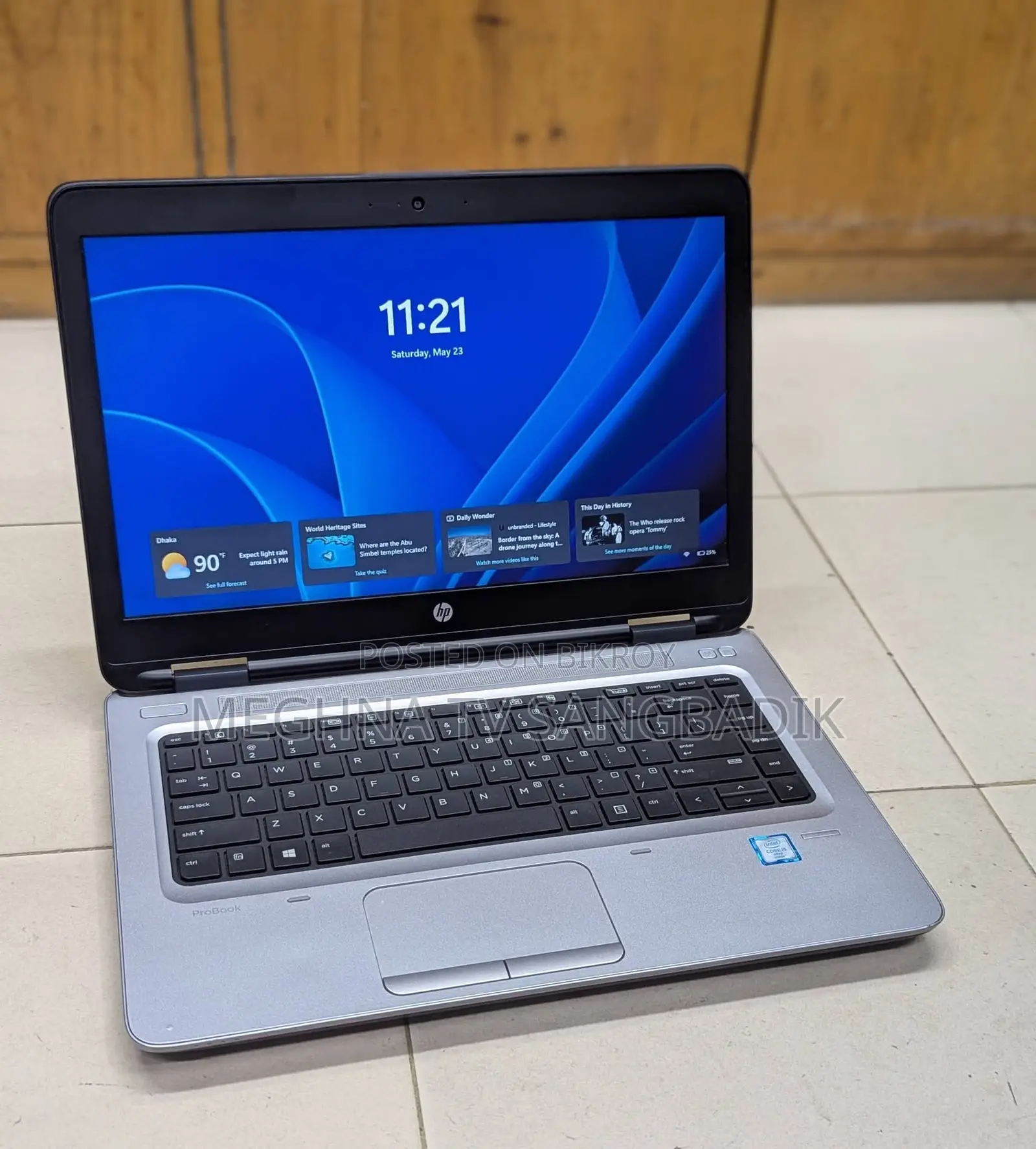 Laptop HP 3GB Intel SSD 256GB