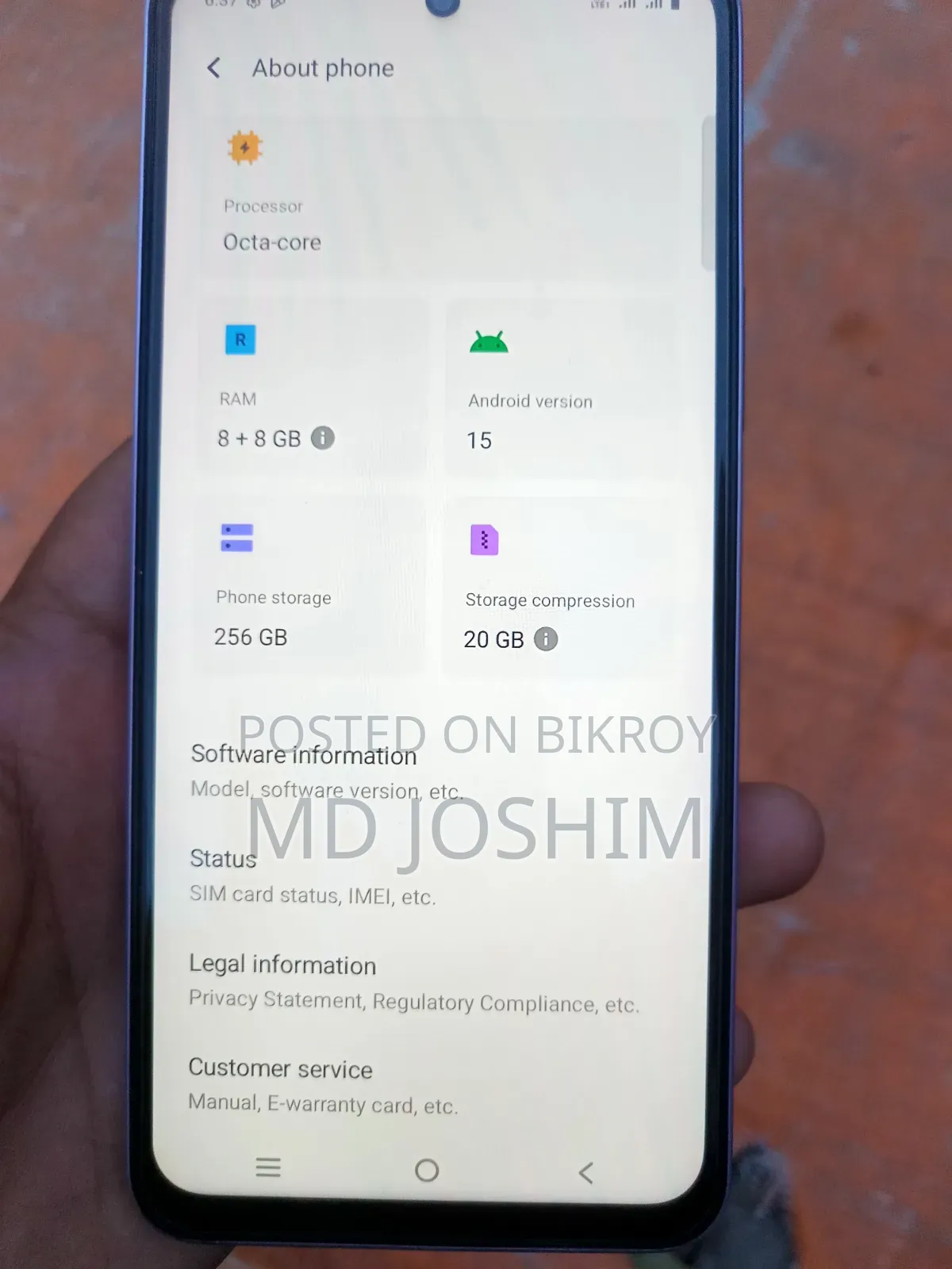 New Vivo Y21d 128 GB Blue