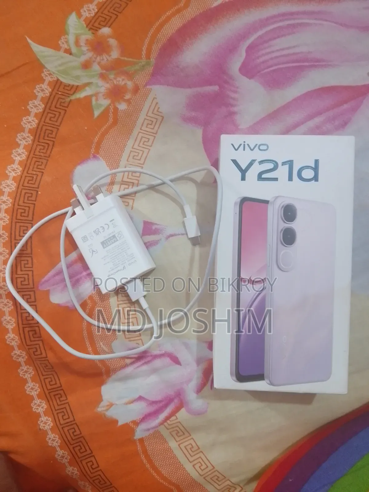 New Vivo Y21d 128 GB Blue