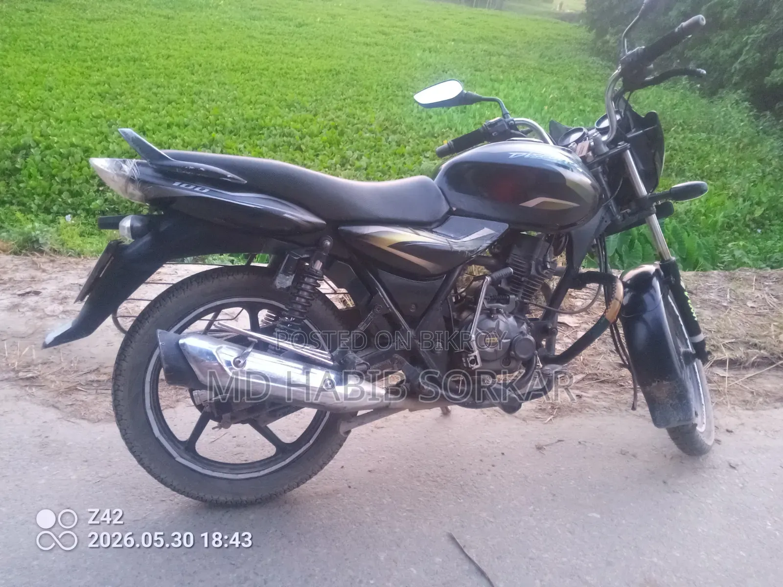 Bajaj Discover 100 2018 Black