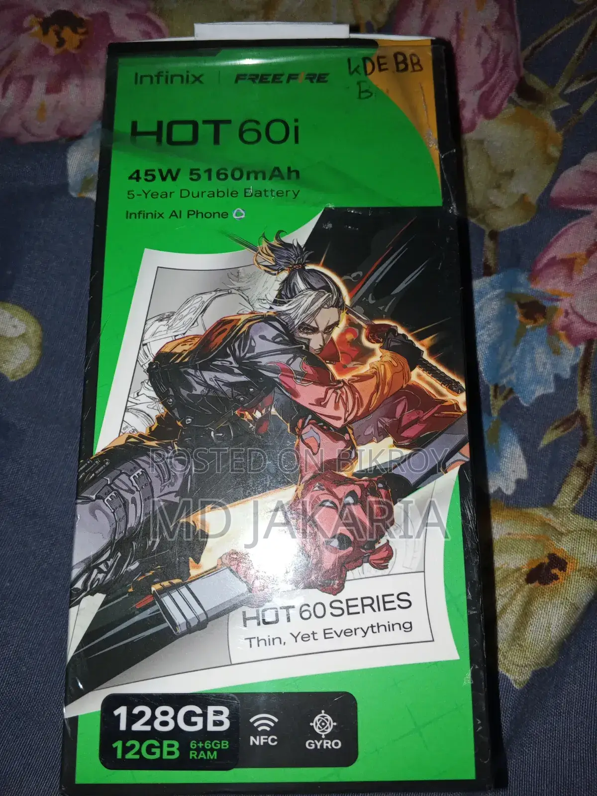 Infinix Hot 60i 128 GB Blue
