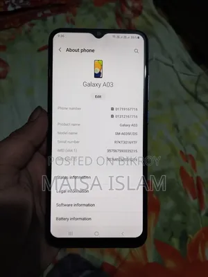 Samsung Galaxy A03 32 GB Blue