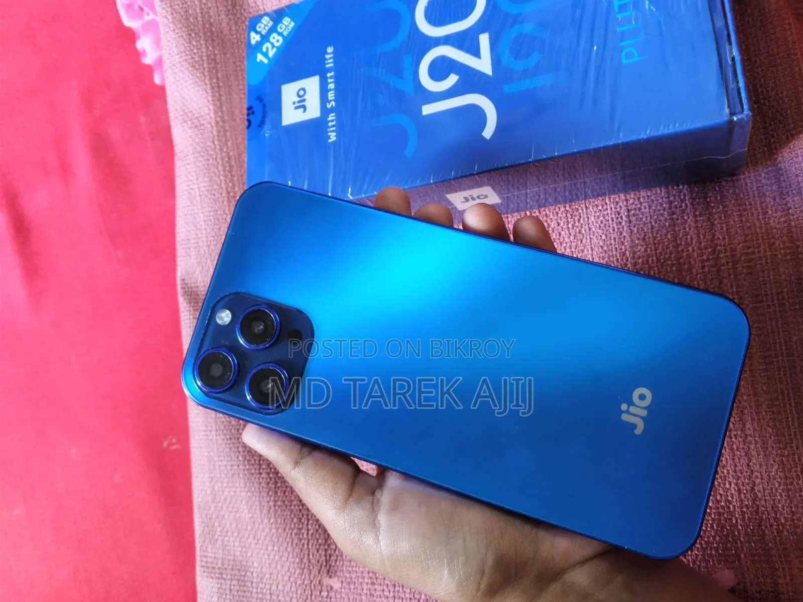 New JioBharat 128 GB Blue
