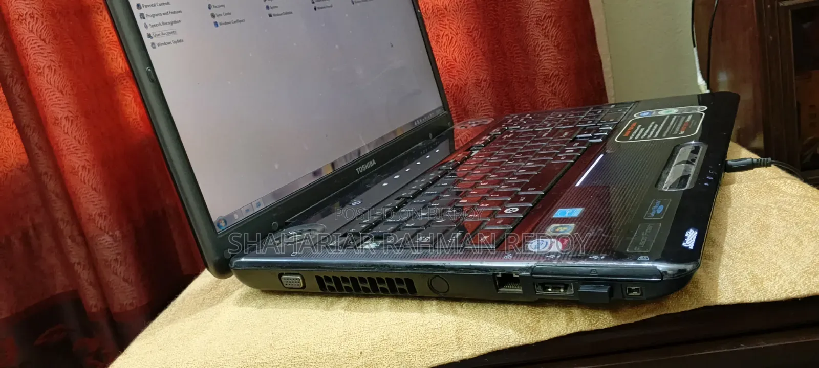 Laptop Toshiba 4GB Intel Core 2 Duo HDD+SSD 320GB