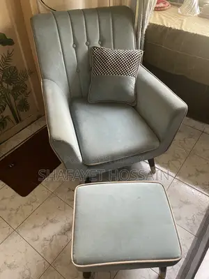 Single Armchair With Stool