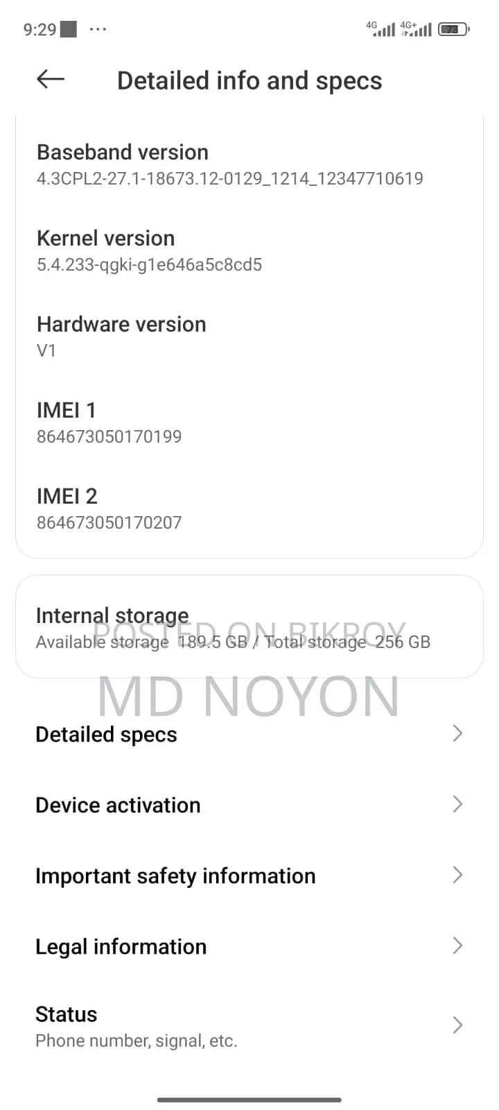 Xiaomi Civi 2 256 GB