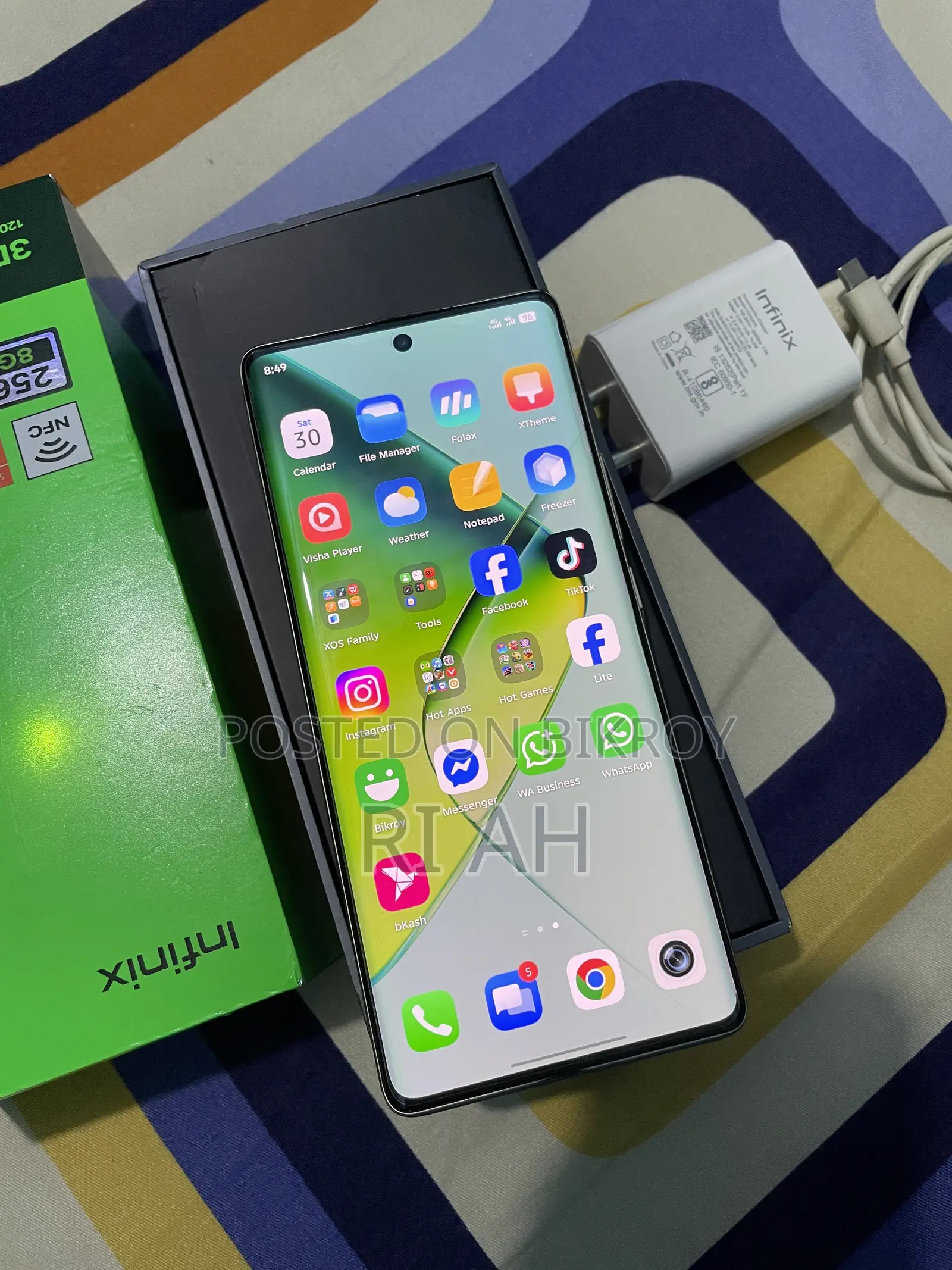 Infinix Note 40S 256 GB Green