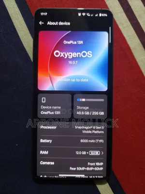 OnePlus 13R 256 GB Black