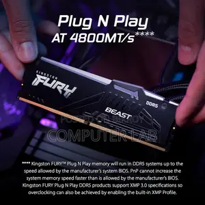Kingston Fury Beast 32gb RGB Ddr5 5600mhz Cl36 Desktop Ram 1year