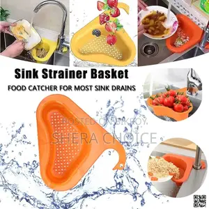 Kitchen Sink Strainer Drain Basket Swan Drain Rack